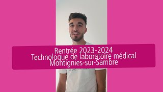 Rentrée pour les Technologues en laboratoire médical à MontigniessurSambre [upl. by Quita]