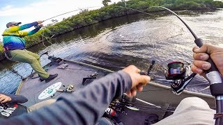 Exciting Double Up amp Tarpon On The Fly  50 State Fishing Tour FLORIDA FINAL [upl. by Eramal]