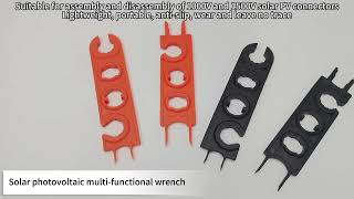 🌞 super wearresistant Solar photovoltaic multifunctional wrench comes to 🔧 [upl. by Carmella]