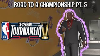 ROAD TO A CHAMPIONSHIP ON HOF NBA 2K24  IN SEASON TOURNAMENT [upl. by Thompson]