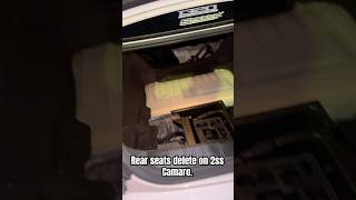 Rear seat delete on 2016 Camaro 2ss MostHated MostHateddLo [upl. by Orbadiah766]