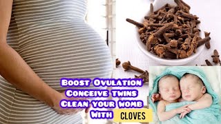 How To Use Cloves To Boost Ovulation And Get Pregnant With Twins ovulation twins pregnancy baby [upl. by Anolahs]