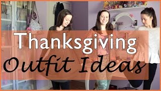 Thanksgiving Outfit Ideas ✿ Fashion [upl. by Atoiganap]