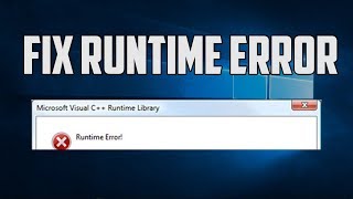 How to fix Runtime Error in Windows 10 PCLaptops [upl. by Arreip551]