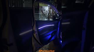 Car Interior Luxury Dynamic Ambient Lighting automobile modified cars lancerlovers racing [upl. by Nalod]