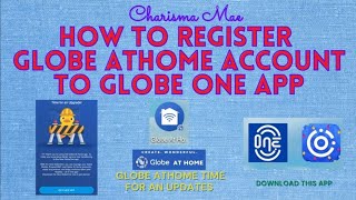 How to Register Globe AtHome Wifi Sim to Globe One App  amp More Features  Charisma Mae [upl. by Attehcnoc537]