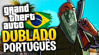 NOVO GTA SAN ANDREAS DUBLADO DE PS2 PTBR ISO EM PORTUGUÊS 😱💚💛 [upl. by Janifer275]