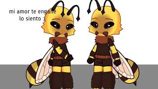 Pov las abejas se comunican bailandomeme gachaanimacion [upl. by Divine]