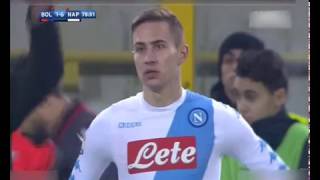 Bologna vs Napoli 04022017  Marko Rog highlights [upl. by Yanej]