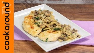 Petto di pollo ai funghi  Ricette secondi piatti veloci [upl. by Abraham]