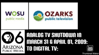 Episode 115  Analog TV Shutdown To Digital TV  March 31 amp April 01 2009 [upl. by Airliah747]