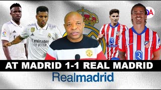 Real Madrid 11 AT Madrid Ancelotti kraze match la Vinicius pa sispann grandi anpil taktik [upl. by Cleland]