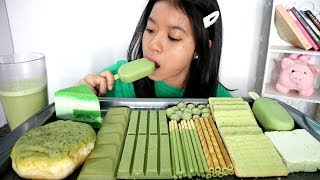 MUKBANG GREEN TEA  GREEN TEA PARTY [upl. by Zephaniah829]