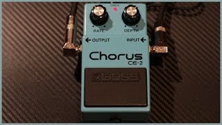 BOSS CE2 Chorus Demo [upl. by Ylellan]