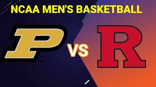 Purdue vs Rutgers  2023 NCAA MENS BASKETBALL LIVE SCORE [upl. by Philis]