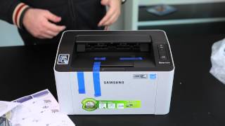 Unboxing Samsung Xpress M2022W [upl. by Aelhsa630]