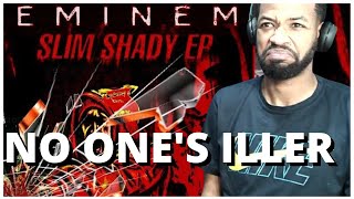 Eminem No Ones Iller Demo Version feat Swift Bizarre amp Fuzz Reaction [upl. by Nosreme138]