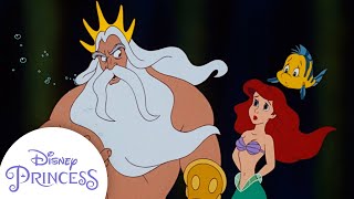 King Triton Warns Ariel  The Little Mermaid [upl. by Nylyram]