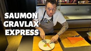 RECETTE DE NORBERT  SAUMON GRAVLAX EXPRESS [upl. by Mireille]