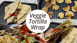 Tortilla Wrap In Arabic StyleVegetarian Tortilla wrap Recipe [upl. by Diraf]