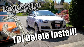 Deleting your 30 TDI  Darkside Full Delete Kit Install [upl. by Eatnoed]