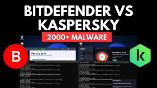 Kaspersky vs Bitdefender Test vs 2000 Malware [upl. by Ellezig456]