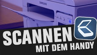 Dokumente scannen mit dem Handy  ohne Scanner  Tutorial [upl. by Trueman]