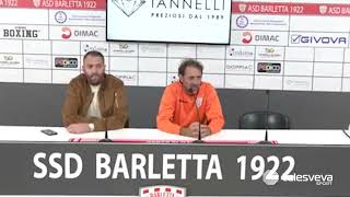 ECCELLENZA  De Candia presenta GalatinaBarletta quotCon loro sarà una partita di qualitàquot [upl. by Cony]