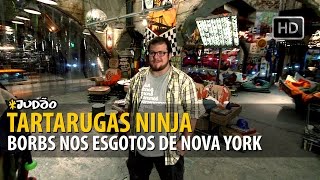 No esgoto com as TARTARUGAS NINJA [upl. by Atinihs]