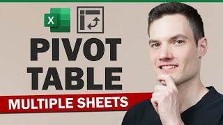 Make Pivot Table from Multiple Sheets in Excel [upl. by Orag194]