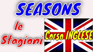 Le stagioni in Inglese  corso di Inglese traduzione in italiano audio e testo [upl. by Aneekahs]