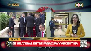 Crisis Bilateral Tensión Entre Paraguay y Argentina por el Peaje de la Hidrovía [upl. by Etteniotna]