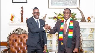 Marvelous Nakamba meets the President of Zimbabwe ED Mnangagwa [upl. by Ivan]