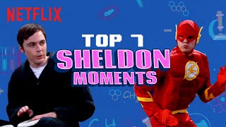 Top 7 Sheldon Cooper Moments  Jim Parsons  The Big Bang Theory  Netflix India [upl. by Stefa]