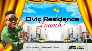 CIVIC RESIDENCE FINALLY A VIDEO ON THE ESTATE THE WHOLE LAGOS IS TALKING ABOUT [upl. by Trubow473]