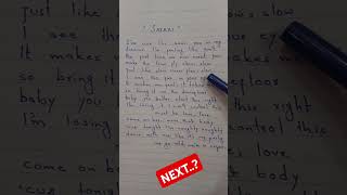 Safari english song with lyricsyoutubeshortssafari1millionsubscribershandwritingenglishsong [upl. by Gladys]