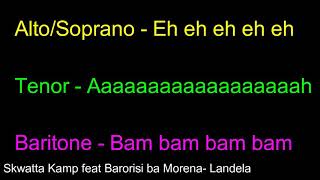 Skwatta Kamp feat Barorisi ba Morena  Landela lyrics [upl. by Nedia]