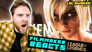 FILMMAKER REACTS TO LEAGUE OF LEGENDS AWAKEN  DEEP DIVE BREAKDOWN  HOLY SMOKES [upl. by Pubilis]