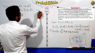 Exercice 2 dans les probabilités [upl. by Ahsiekal]