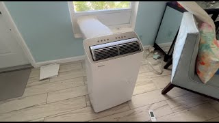 How to assemble and use a Toshiba 14000 BTU Portable Air Conditioner [upl. by Cassandra]