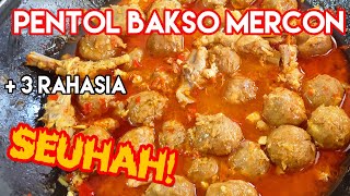 Resep PENTOL BAKSO MERCON SEUUHAAHH NAMPOLLL [upl. by Anirahc]