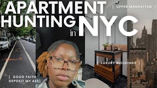 NYC APARTMENT HUNTING  luxury buildings in Upper Manhattan amp Queens DREAM APARTMENT  hidden gems [upl. by Arbua908]