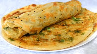 Crispy egg paratha recipe  Homemade restaurantstyle flaky layered egg paratha roll  Anda paratha [upl. by Ameyn336]