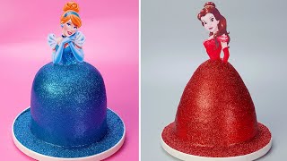 Satisfying Tsunami Doll Cake  Homemade Princess Cake Decorating For Birthday  So Tasty Cake [upl. by Gaultiero]