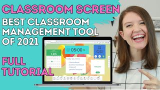 Classroomscreen Full Teacher Tutorial  Tech Tips for Teachers [upl. by Anirav883]