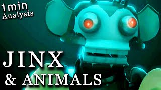 Why is JINX a MONKEY ARCANE Animal Symbolism EXPLAINED  1min Analysis shorts [upl. by Peppard]