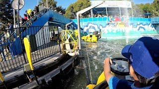 Legoland California Rides  Aquazone Wave Racers 4K [upl. by Ayadahs]