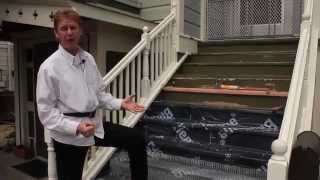 Waterproofing wood porch stairs permanently [upl. by Eneleahs]