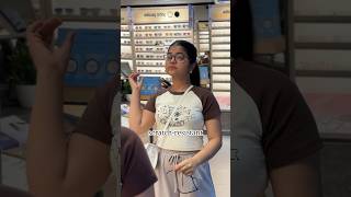 I got my new glasses ❤️✨  Tejasvi Rajput  ytshorts lenskart ad [upl. by Ecnarrot]