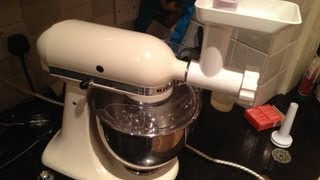 KitchenAid Mixer  Mincer  Meat Grinder Attachment [upl. by Weiser]